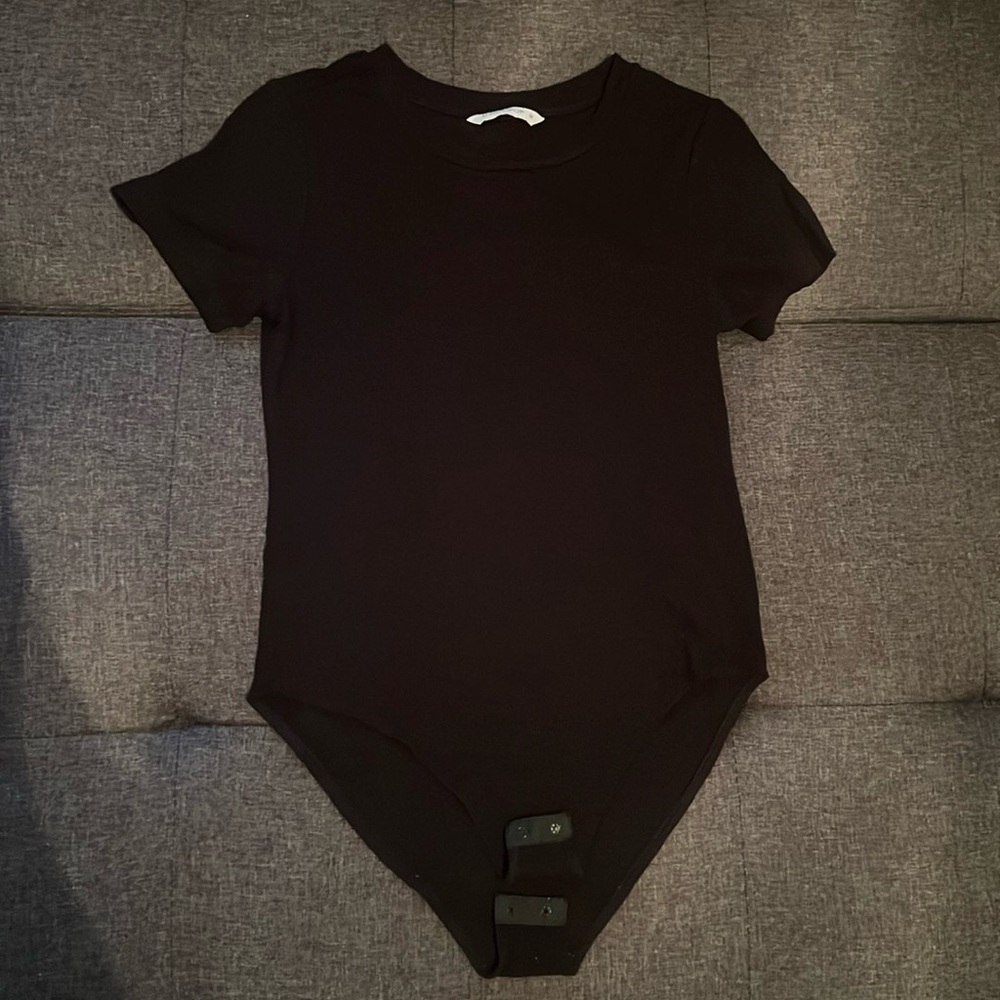 Black tshirt body suit